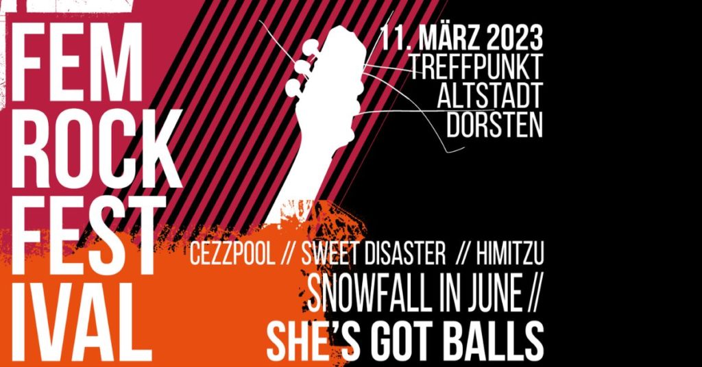 Das FemRock Festival in Dorsten findet am 11. März statt / Foto: Stadt Dorsten