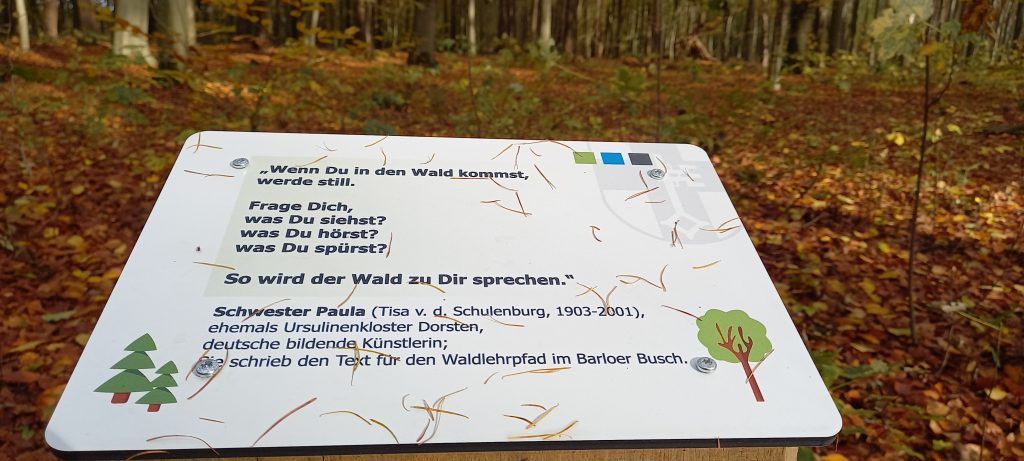 Nach fünf Jahren Planung und Umsetzung konnte der neue Waldlehrpfad im Barloer Busch endlich eröffnet werden. 