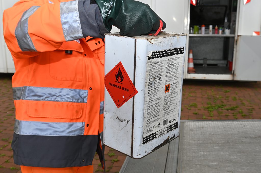 Das Schadstoffmobil der Stadt Dorsten startet eine weitere Sammeltour von Schadstoffen und Elektrokleingeräten durch die Stadtteile.